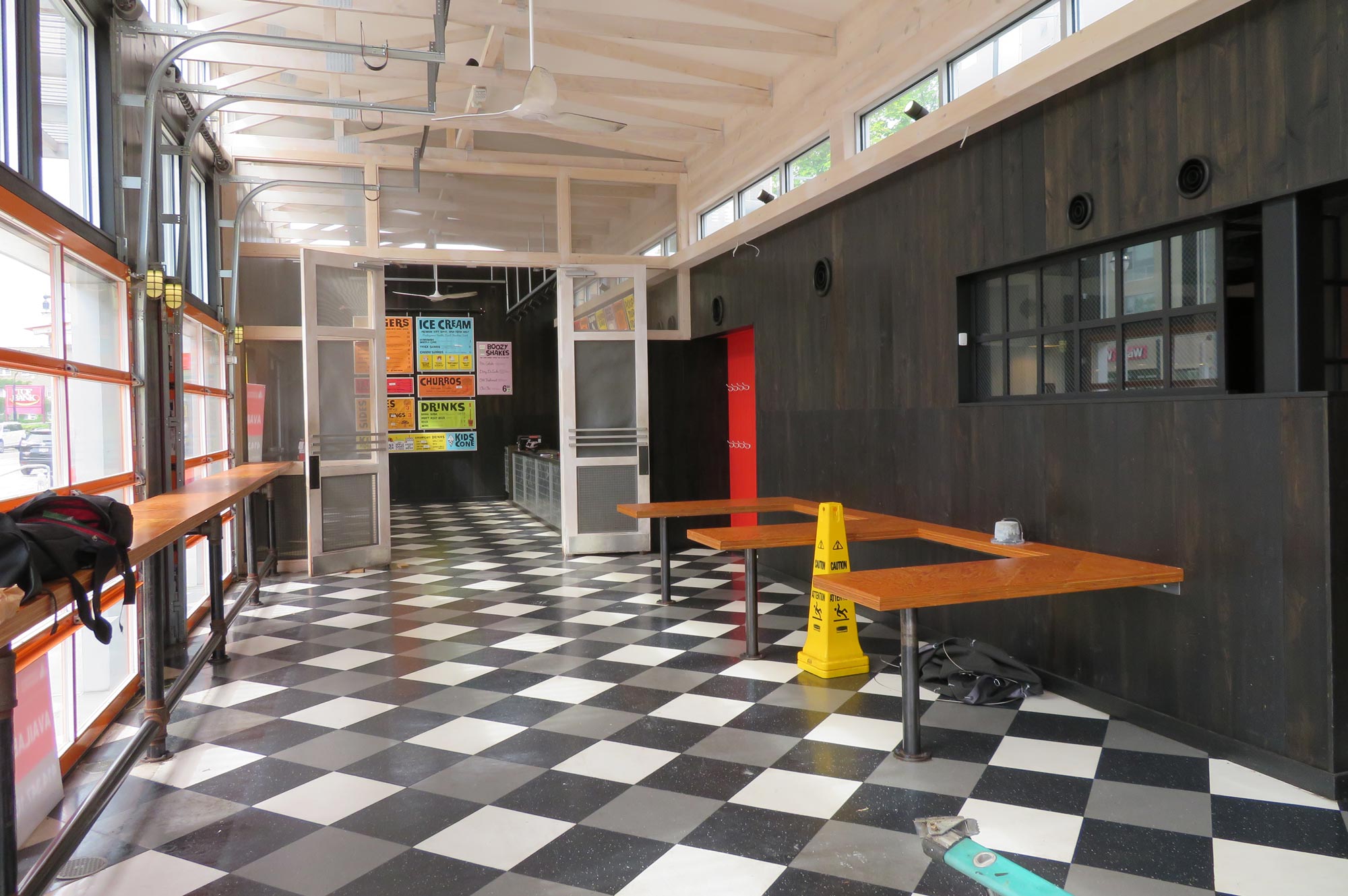 Former burger joint prior to takeover